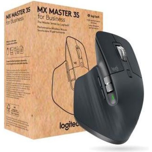 Мишка бездротова, Logitech MX Master 3S for Business Performance Wireless/Bluetooth Graphite (910-006582)