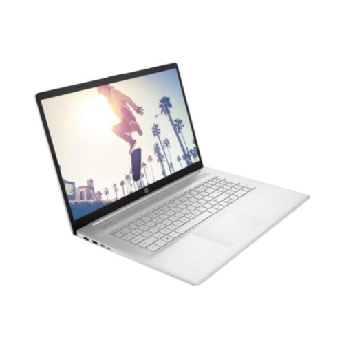 Ноутбук HP 17-cn3010ua 17.3 FHD IPS/ Intel i7-1355U (5.0)/16/512/Nv GF MX550, 2/DOS/Сріблястий