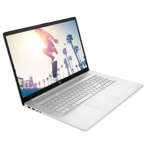 Ноутбук HP 17-cn3014ua (834P7EA); 17.3 FullHD (1920x1080) IPS LED матовий / Intel Core i3-N305 (1.8 - 3.8 ГГц) / RAM 8 ГБ / SSD 512 ГБ / Intel UHD Gr