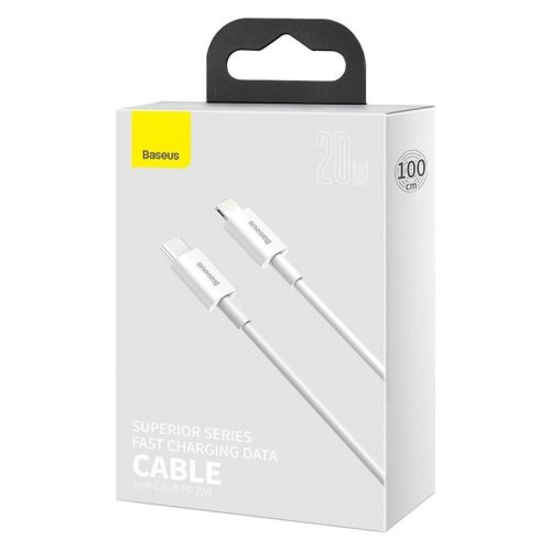 Baseus Lightning to USB Type-C Superior Series PD 1m White (CATLYS-A02)