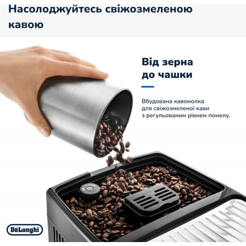 Кавомашина автоматична Delonghi Dinamica ECAM 350.50.B