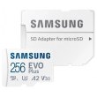 microSDXC карта 256GB Samsung Evo Plus UHS-I U3 V30 A2 з SD адаптером (MB-MC256KA/EU)