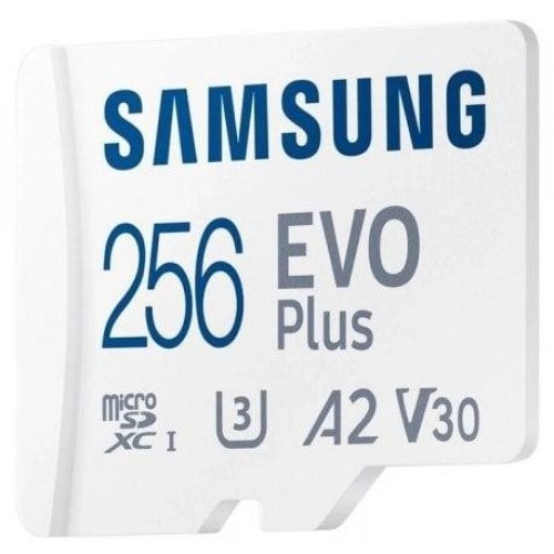 microSDXC карта 256GB Samsung Evo Plus UHS-I U3 V30 A2 з SD адаптером (MB-MC256KA/EU)