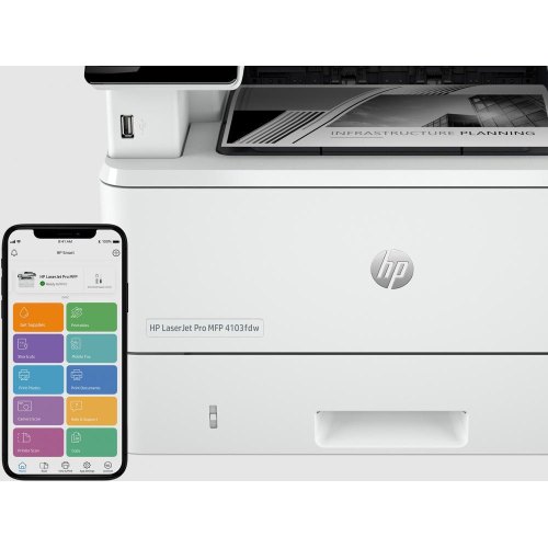 БФП HP LaserJet Pro 4103fdw з Wi-Fi