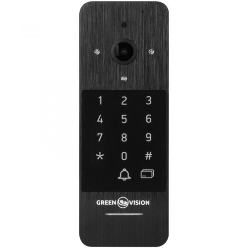 Виклична панель AHD GreenVision GV-007-M-PV10-160 Black