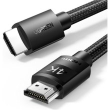 Кабель HDMI M - M, 3.0 м, V2.0 Cafule 4K, в поліуретановій оплітці HD119 UGREEN