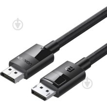 Кабель DP 1.4 Male to Male 2м Plastic Case Braided Cable UGREEN DP114 Чорний