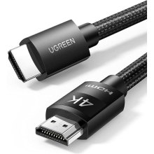 Кабель HDMI M - M, 1.0 м, V2.0 Cafule 4K, в поліуретановій оплітці HD119 UGREEN