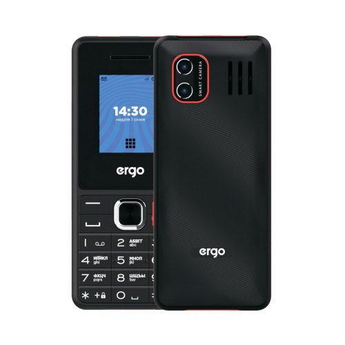 Мобільний телефон ERGO E181 Dual Sim Black