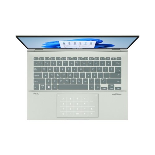 Ноутбук ASUS Zenbook 14 UX3402ZA-KP416W 14 WQXGA IPS, Intel i5-1240P, 16GB, F512GB, UMA, Win11, Морська хвиля