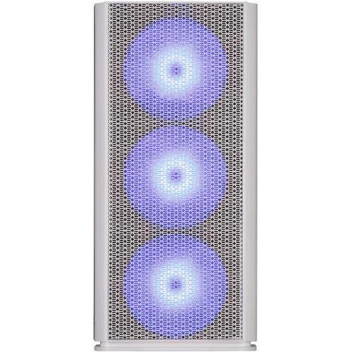 Корпус 2E Gaming Vertex GI01W, без БЖ, 2xUSB 3.0, 1xUSB Type-C, 3x140mm ARGB, 1x120mm ARGB, controller with remote, TG Side Panel, EATX, білий