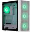 Корпус 2E Gaming Vertex GI01W, без БЖ, 2xUSB 3.0, 1xUSB Type-C, 3x140mm ARGB, 1x120mm ARGB, controller with remote, TG Side Panel, EATX, білий