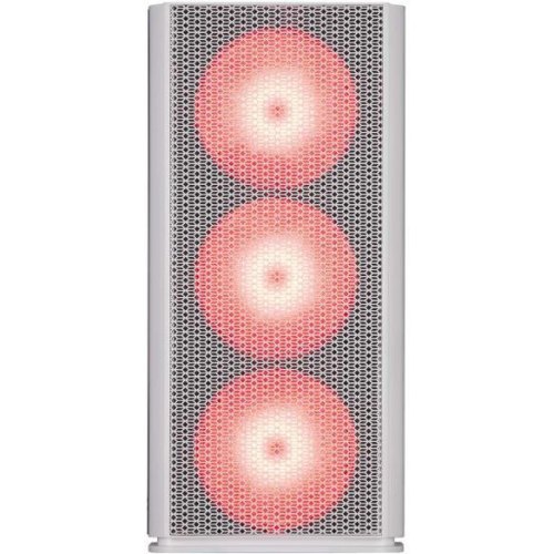 Корпус 2E Gaming Vertex GI01W, без БЖ, 2xUSB 3.0, 1xUSB Type-C, 3x140mm ARGB, 1x120mm ARGB, controller with remote, TG Side Panel, EATX, білий