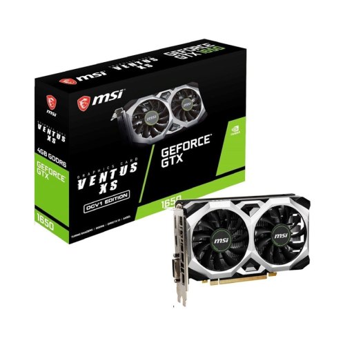 Відеокарта MSI  GeForce GTX 1650 4GB GDDR6 D6 VENTUS XS OCV1