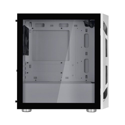 Корпус SilverStone FARA FAH1MW-G, без БЖ, 1xUSB3.0, 2xUSB2.0, 1x120mm Black fan, TG Side Panel, mATX, White