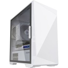 Корпус Zalman Z1 Iceberg, без БЖ, 2xUSB3.0, 1xUSB2.0, 3x120mm Black fans, TG Side Panel, mATX, White
