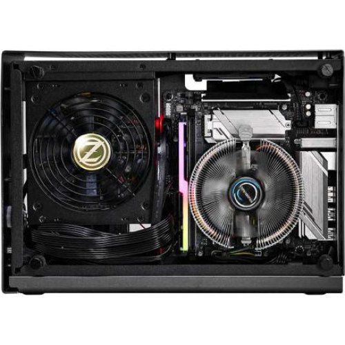 Корпус Zalman M2 Mini, без БЖ, 1xUSB3.0, 1xUSB Type-C, 1x80mm Black fan, Acryl Dual-Side Panel, Aluminium, mITX, сірий