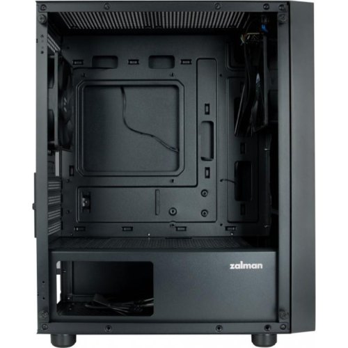 Корпус Zalman T3 Plus, без БЖ, 1xUSB3.0, 2xUSB2.0, 2x120mm, Perforated Side, ATX, Black