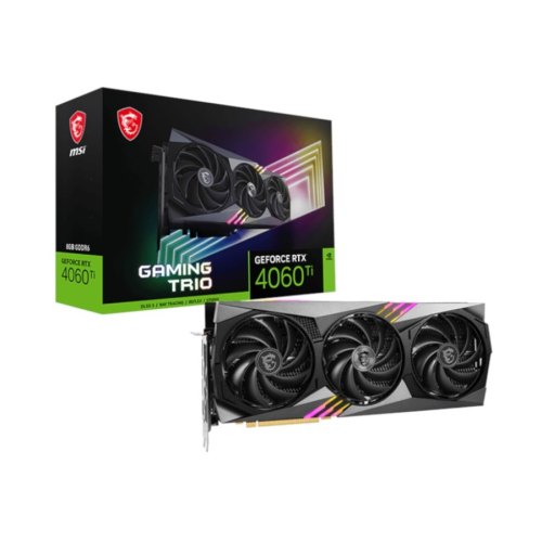 Відеокарта MSI GeForce RTX 4060 Ti 8GB GDDR6 GAMING X TRIO