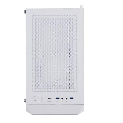 Корпус 2E Gaming Hexagon G338W, без БЖ, 2xUSB 3.0, 1xUSB Type-C, 1x120mm, 3x120mm ARGB, TG Side Panel, ATX, білий