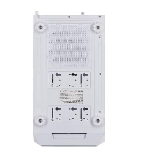 Корпус 2E Gaming Hexagon G338W, без БЖ, 2xUSB 3.0, 1xUSB Type-C, 1x120mm, 3x120mm ARGB, TG Side Panel, ATX, білий