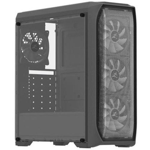 Корпус Zalman N5 MF, без БЖ, 1xUSB3.0, 2xUSB2.0, 4x120mm RGB fans, Acrylic Side Panel, ATX, чорний