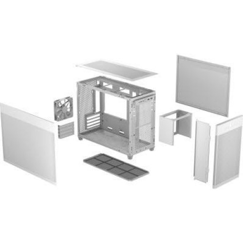 Корпус ASUS Prime AP201 CASE MESH, без БЖ, 2xUSB3.2, 1xUSB Type-C, mATX, білий