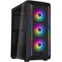 Корпус SilverStone SilverStone FARA FA511Z-BG, без БЖ, 2xUSB3.0, 3x120mm ARGB fan, TG Side Panel, ARGB light strip, ATX, Black
