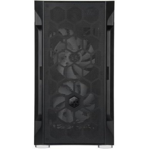 Корпус SilverStone FARA FAH1MB-PRO, без БЖ, 1xUSB3.0, 2xUSB2.0, 3x120mm ARGB fan, TG Side Panel, mATX, Black
