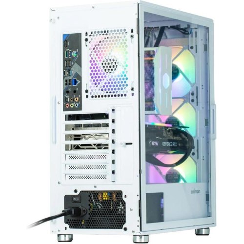 Корпус Zalman I3 Neo, без БЖ, 1xUSB3.0, 2xUSB2.0, 4x120mm RGB fans, TG Side Panel, ATX, білий