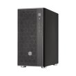 Корпус SilverStone FARA FAR1B-G-V2, без БЖ, 2xUSB3.0, 1xUSB2.0, 1x120mm Black fan, TG Side Panel, ATX, Black