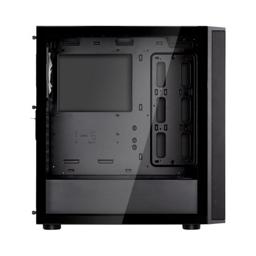Корпус SilverStone FARA FAR1B-G-V2, без БЖ, 2xUSB3.0, 1xUSB2.0, 1x120mm Black fan, TG Side Panel, ATX, Black