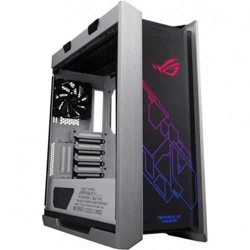 Корпус ASUS GX601 ROG Strix Helios White Edition, без БЖ, 5xUSB3.1, 4x140мм Fan, Tempered Glass front right left side, EATX, білий, aluminum frame, Au