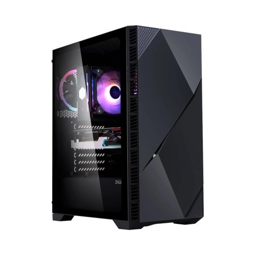 Корпус Zalman Z3 Iceberg, без БЖ, 2xUSB3.0, 1xUSB2.0, 2x120mm ARGB fans, TG Side Panel, EATX, Black