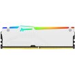 Пам'ять ПК Kingston DDR5 16GB 5200 FURY Beast White RGB XMP