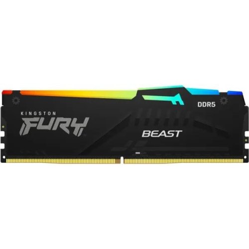 Пам'ять ПК Kingston DDR5   8GB 5200 Beast Black RGB