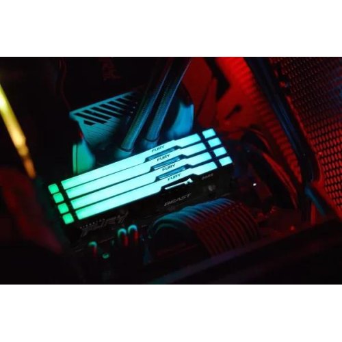 Пам'ять ПК Kingston DDR5   8GB 5200 Beast Black RGB