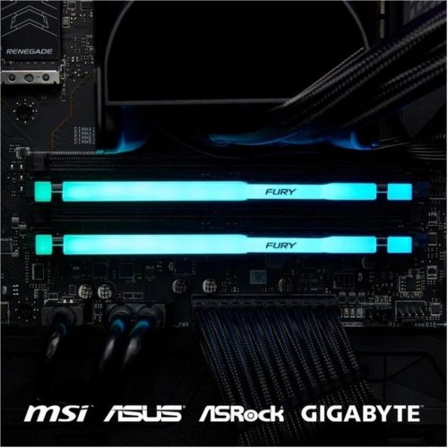 Пам'ять ПК Kingston DDR5 16GB 5600 Beast Black RGB