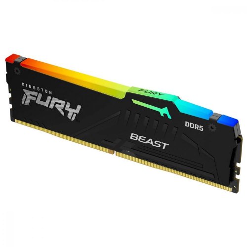 Пам'ять ПК Kingston DDR5 16GB 6000  FURY Beast Black RGB