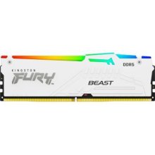Пам'ять ПК Kingston DDR5 16GB 5600 FURY Beast White RGB EXPO
