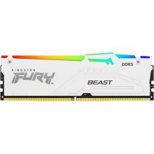 Пам'ять ПК Kingston DDR5 16GB 5600 FURY Beast White RGB XMP