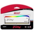 Пам'ять ПК Kingston DDR4 16GB 3600 FURY Beast White RGB SE