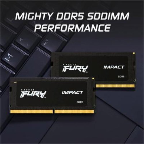 Модуль пам'яті для ноутбука Kingston DDR5 16GB 5600 FURY Impact PnP