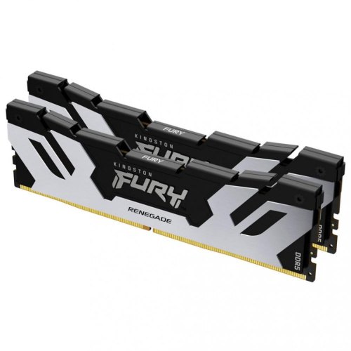 Пам'ять ПК Kingston DDR5 32GB KIT (16GBx2) 6000 FURY Renegade Silver