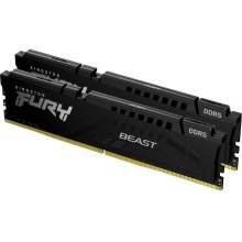 Пам'ять ПК Kingston DDR5 16GB KIT (8GBx2) 5200 FURY Beast Black