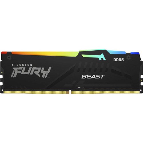 Пам'ять ПК Kingston DDR5 64GB KIT (32GBx2) 5600 FURY Beast RGB
