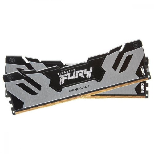 Пам'ять ПК Kingston DDR5 64GB KIT (32GBx2) 6000 Renegade Silver XMP