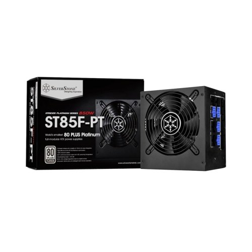 Блок живлення SilverStone Strider Platinum  (850W), >92%, 80+ Platinim, 135mm, 1xMB 24pin(20+4), 2xCPU 8pin(4+4), 3xMolex, 12xSATA, 4xPCIe 8pin(6+2),