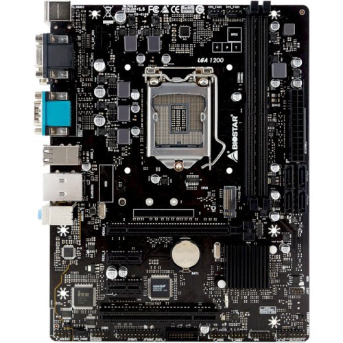 Материнська плата Biostar H410MHG s1200 H410 2xDDR4 HDMI D-Sub mATX