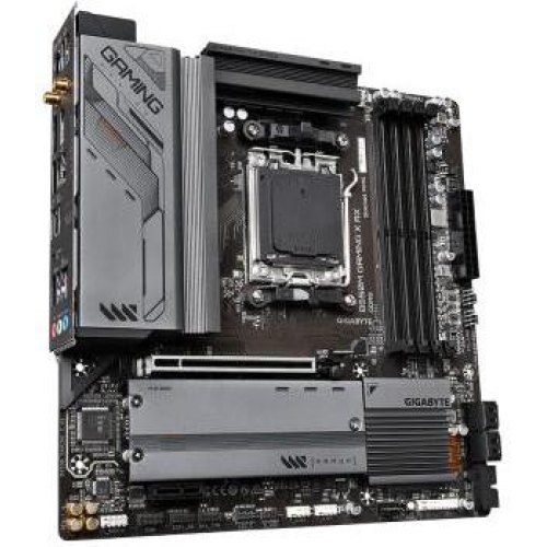 Материнська плата GIGABYTE B650M GAMING X AX sAM5 B650M 4xDDR5 M.2 HDMI DP mATX